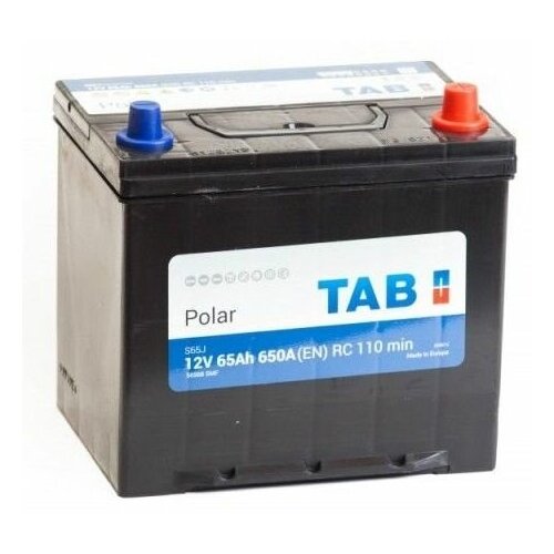 фото Аккумуляторная батарея tab polar 65.0 (обратная полярность, азиатский тип)