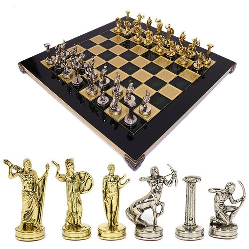 фото Manopoulos шахматный набор "лучники" золото-серебро 405*405*65мм.