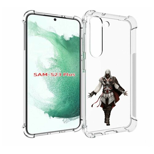 Чехол MyPads Assassin's-Creed мужской для Samsung Galaxy S23 Plus + задняя-панель-накладка-бампер