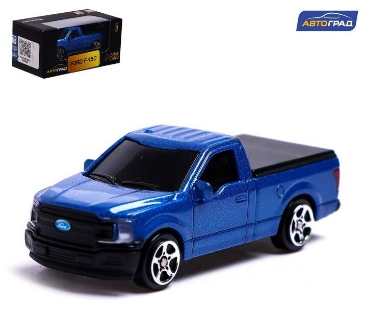 Машина металлическая FORD F-150, 1:64, цвет синий 7152992