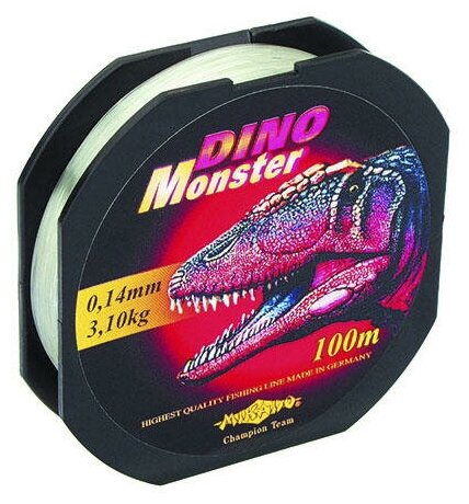 Леска мононить Mikado DINO MONSTER 0,16 (25 м) - 3.65 кг.