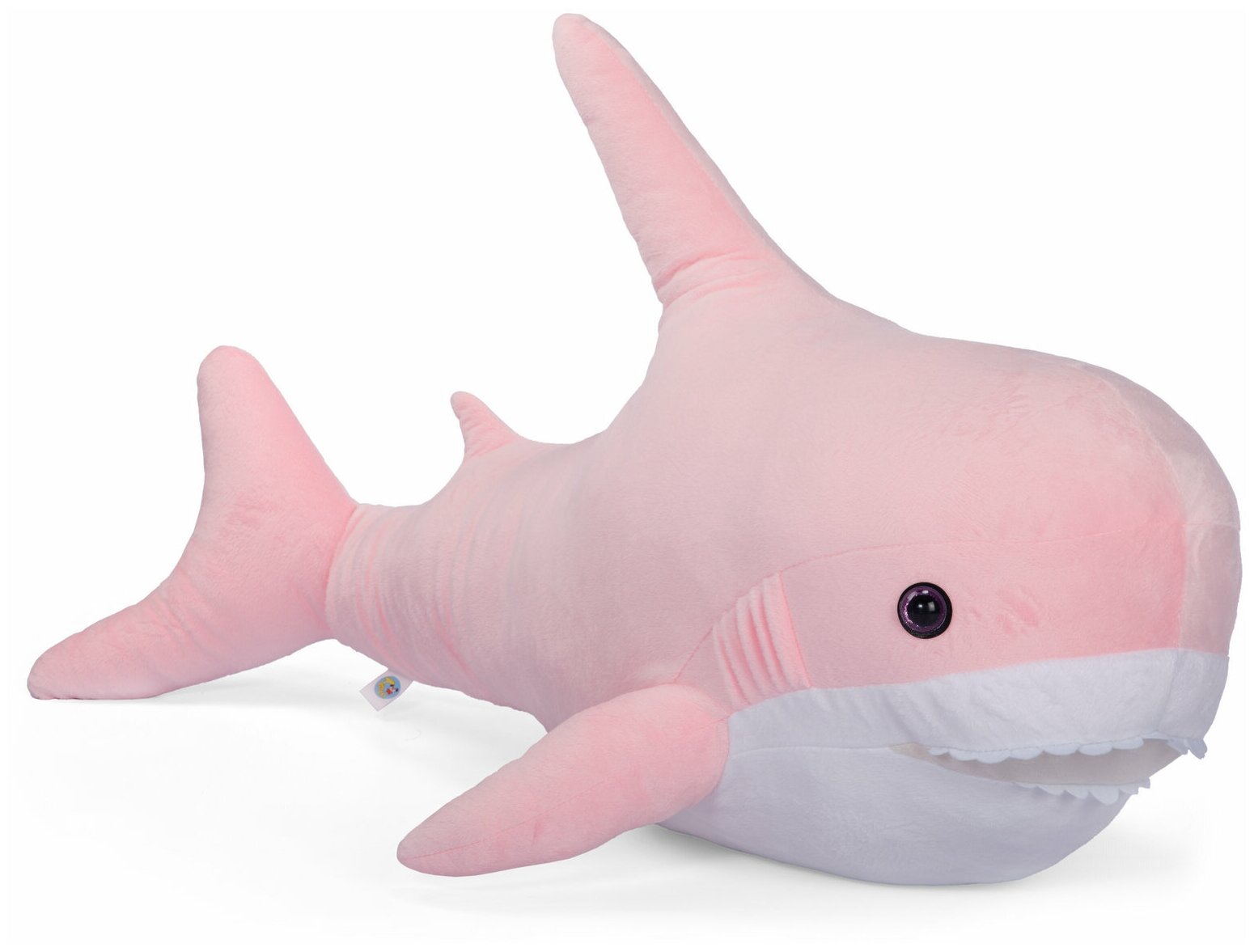 Мягкая игрушка Тутси "Акула" (розовый) 100 см