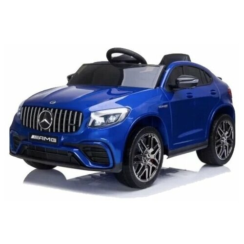 Электромобиль Toyland Mercedes-Benz GLC63 S Coupe 4WD (QLS-5688), Синий глянец электромобиль toyland toyota prado 4wd черный глянец