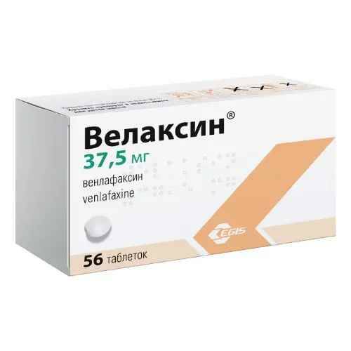 Велаксин таб., 37,5 мг, 56 шт.