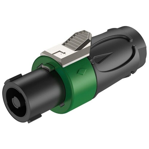 eco rp031 разъем кабельный типа speakon 4 х контактный female Разъем SpeakON 4-Pin Roxtone RS4F-N-GN