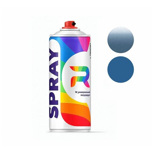 Аэрозольный баллон Plymouth QBD, CHA91:KBD, BD, PBD, KBD - Lt. Blue S/G (Базовая краска, Двухслойный металлик, Сине-серый) 520 мл.