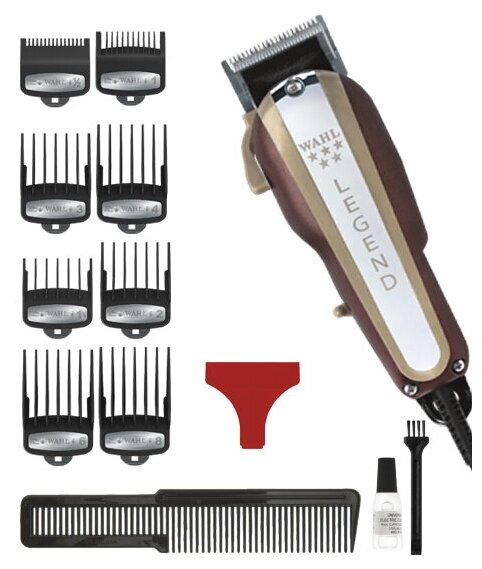 Машинка для стрижки волос Wahl 8147-416H Legend бордовый - фото №18