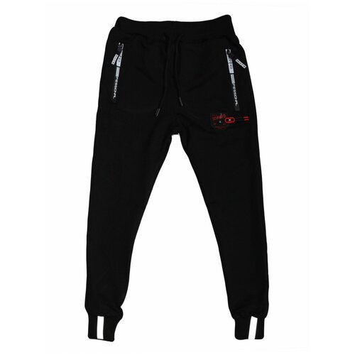 фото Брюки для мальчиков с рис. soaked ciggo st751 черный 128 ciggo kids