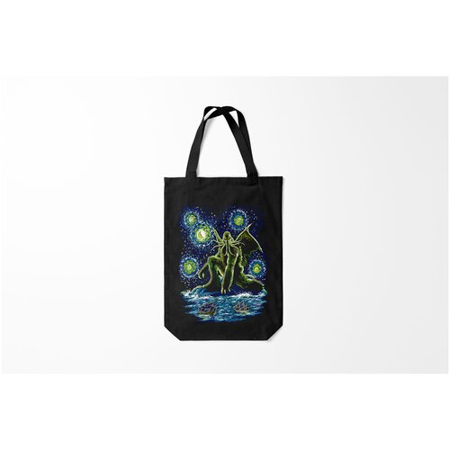 фото Сумка-шоппер / 31х42 см / популярные иллюстрации / мифические существа ктулху burnettie