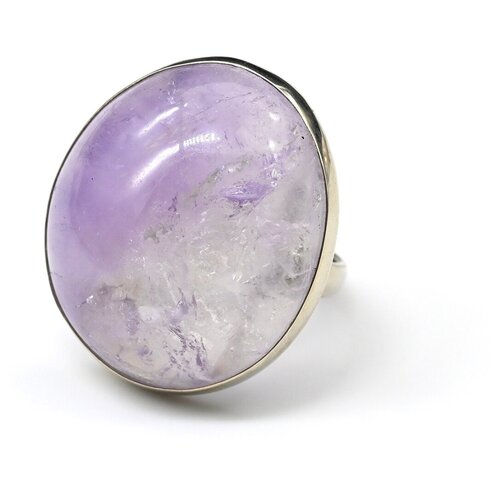 Кольцо Радуга Камня, аметист, размер 17, фиолетовый кольцо радуга камня аметист размер 18 голубой фиолетовый