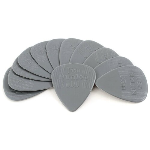 Медиаторы, толщина 0.73 мм, 12 шт. Dunlop Nylon Standard 44P073 12Pack