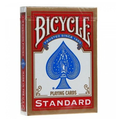 Карты для покера Bicycle Standard (красные) bicycle игральные карты rider standard index 4 pack 54 шт красный черный 4 шт