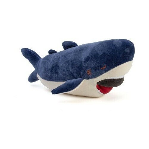 Акула мягкая игрушка (35 см, цвет-синий)