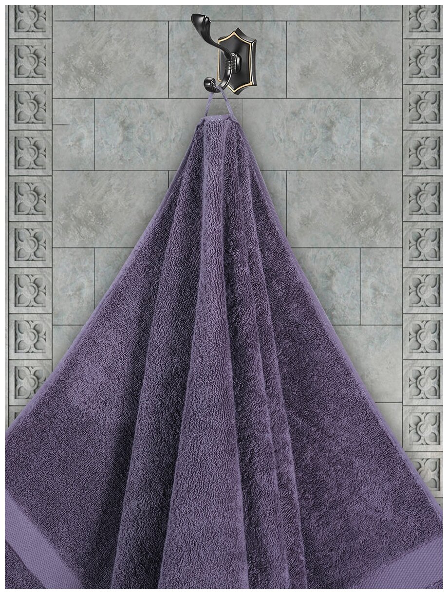 Karna Полотенце Arel цвет: фиолетовый (70х140 см) br40777 - фотография № 4