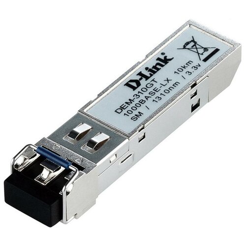 D-Link Модуль SFP D-Link DEM-310GT/DD промышленный sfp трансивер d link s380zx a1a с 1 портом 1000base zx для одномодового оптического кабеля до 80 км