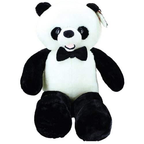 фото Плюшевая панда с бабочкой 50 см no brand