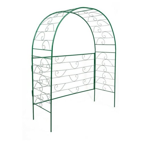 смесь цветов садовая беседка Арка садовая 180 х 150 х 50 см, разборная, металл, зелёная Беседка 4191889