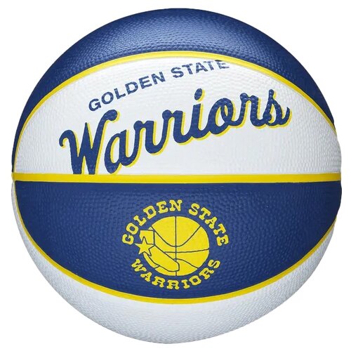 Баскетбольный мяч Wilson RETRO Golden State Warriors. Размер 3. Blue. Indoor/Oudoor