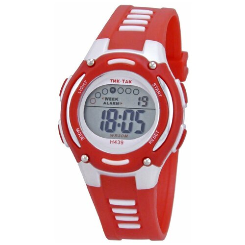 Наручные электронные часы (Тик-Так Н439 красные)