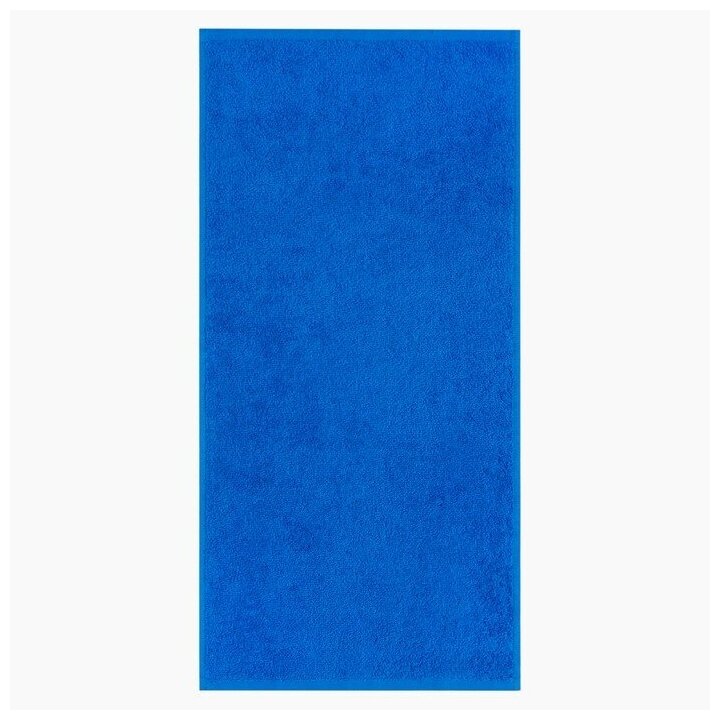 Полотенце махровое "Этель" 30*60 см, цв. синий, 100% хлопок, 340 г/м2 - фотография № 2
