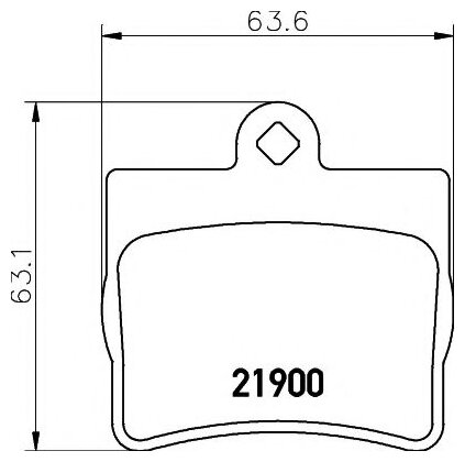 Дисковые тормозные колодки задние Textar 2190003 для Mercedes-Benz E-class Mercedes-Benz C-class Great Wall Safe (4 шт.)
