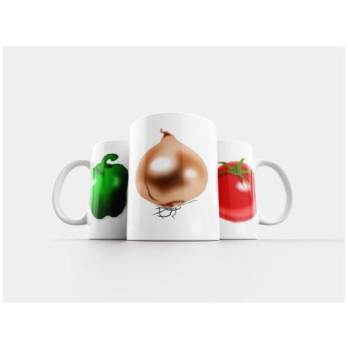 фото Кружка "овощи, помидор, лук" 320 мл lotsprints