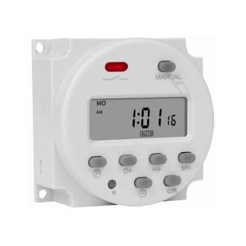 Реле времени недельное универсальное 12В DC Sinotimer CN101A на плоскость