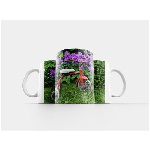 фото Кружка "трехколесный велосипед, юпитер, ретро" 320 мл lotsprints