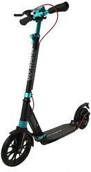 Детский городской самокат Sportsbaby City Scooter Disk MS-108, черный/бирюзовый