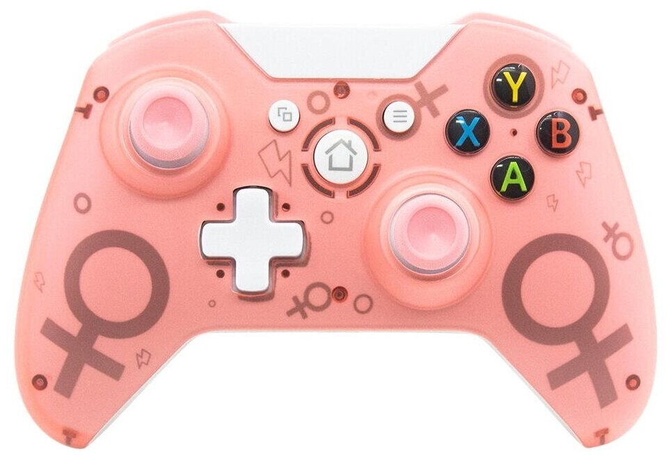 Беспроводной геймпад Controller Wireless N-1 24G (Pink) (Xbox One / PS3 / PC)