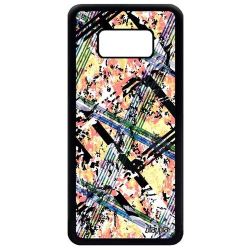 фото Защитный чехол на смартфон // galaxy s8 // "тартан плитка" геометрический узор, utaupia, цветной