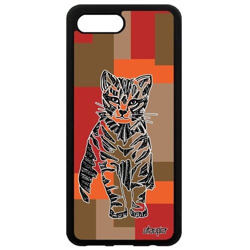 фото Противоударный чехол на телефон // honor 10 // "кот" маленький cat, utaupia, цветной