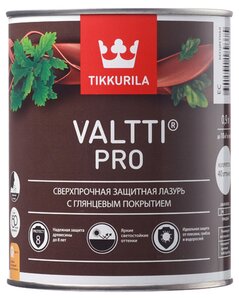 Антисептик <b>Tikkurila</b> <b>Valtti</b> Pro декоративный для дерева бесцветный 0,9 л Пленочно-лессирующая лазурь