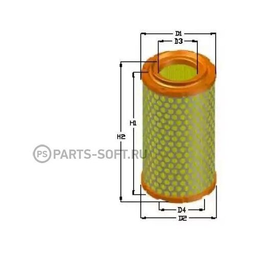 TECNECO FILTERS AR479I Фильтр воздушный с резиновым дном Daily 94г.-