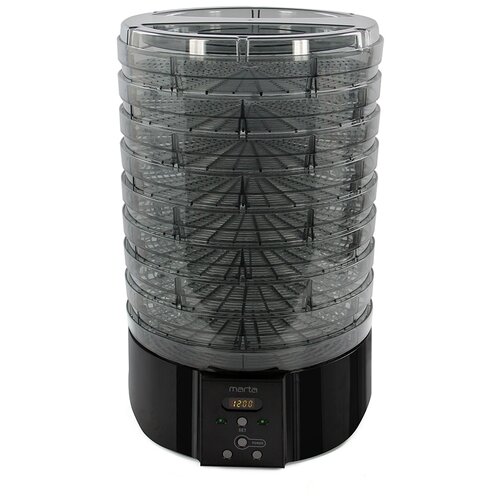 MARTA MT-FD1886C 15 поддонов-93 для пастилы3 для ягод черный жемчуг сушилка дфруктововощей 466100₽