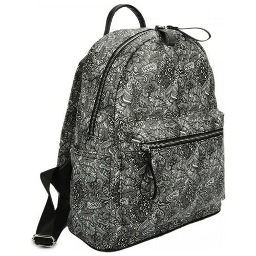 фото Рюкзак orsoro ors-0108 черно- белые узоры