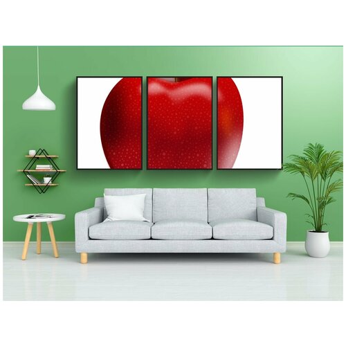 фото Набор модулных постеров для интерьера "apple, яблоня, фрукты" 60x90 см. в тубусе, без рамки lotsprints