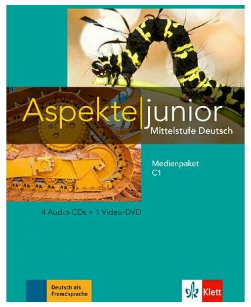 Aspekte junior. Mittelstufe Deutsch. C1. Medienpaket + 4 Audio-CDs + DVD - фото №1