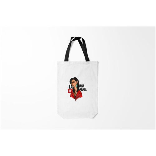 фото Сумка-шоппер / 31х42 см / сериалы / бумажный дом burnettie