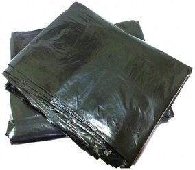 Мусорные мешки 240л ПВД 60мкм черный (100шт/уп)