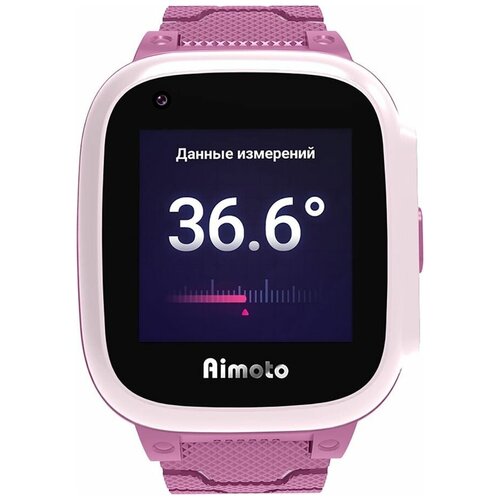 Смарт-часы Кнопка Жизни Aimoto Integra 4G 13 розовый розовый 9600304 978000₽
