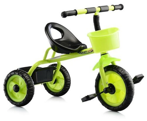 Велосипед трехколесный детский ROCKET XEL-1166-4, 3-х колесный, салатовы