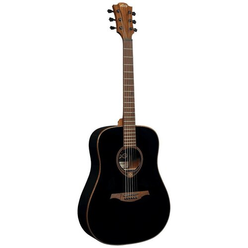 Акустическая гитара LAG T-118D BLK акустическая гитара lag guitars t 118d brown shadow