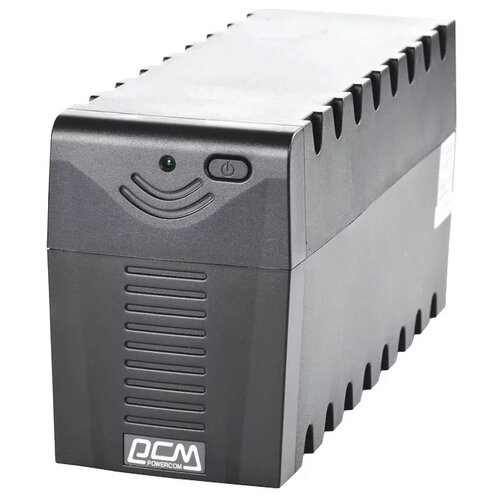 ибп powercom raptor line interactive 1000va 600w tower 3xschuko 3 batt usb 859803 Интерактивный ИБП Powercom RAPTOR RPT-1000A EURO черный 600 Вт