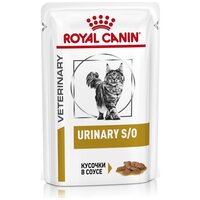 Влажный корм для кошек Royal Canin Urinary S/O, для лечения МКБ, с курицей 6 шт. х 85 г (кусочки в соусе)