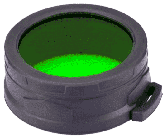 Фильтр для фонарей Nitecore NFG60 зеленый d60мм - фото №1
