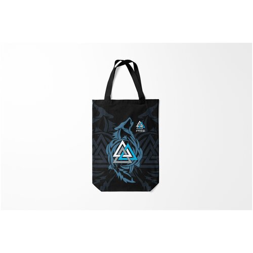 фото Сумка-шоппер / 31х42 см / звери / волки волк фенрир burnettie