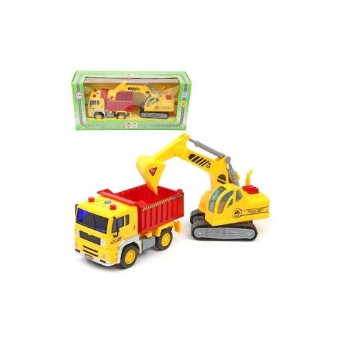 Машина спецтехника CONSTRUCTION TRUCK 1:20, со зв