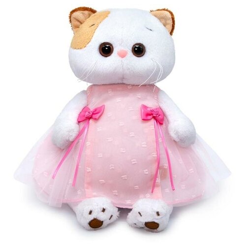 Мягкая игрушка Кошечка Ли-Ли, в розовом платье, 27 см будибаса символ года мягкая игрушка budi basa символ года 2023 крольчиха яна подруга кота басика 16 см