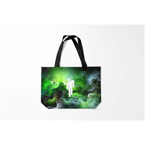 фото Сумка-шоппер / 46х35 см / разная музыка / billie eilish билли айлиш burnettie